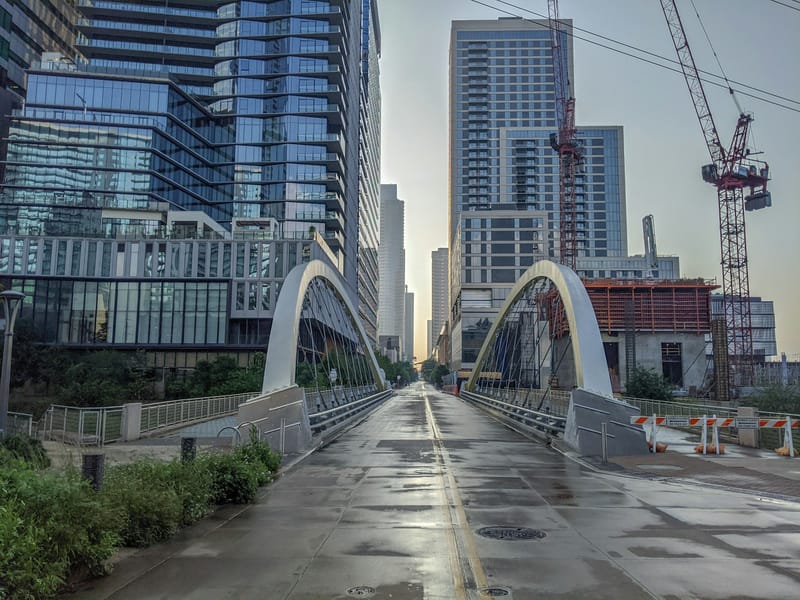 Downtown Austin, Texas from the bridge