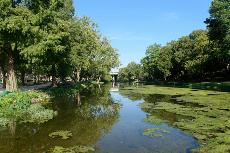 Brushy Creek at Memorial Park in Round Rock, Texas